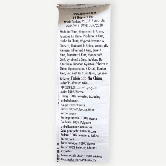 Cotton On Short Sleeve Floral V-Neck Flutter Sleeve Lined A-Line Midi Dress. XS. - Picture 11 of 12